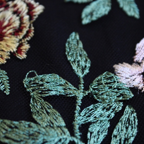 Marchesa Notte Floral Mesh Cocktail Dress, 2 - Picture 13 of 14